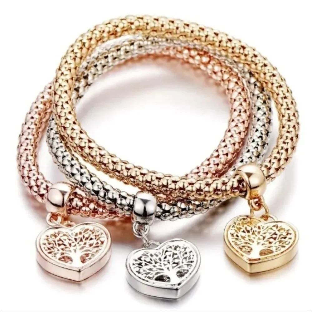 Tree of Life Heart Charm Bracelets - Picture 5 of 6